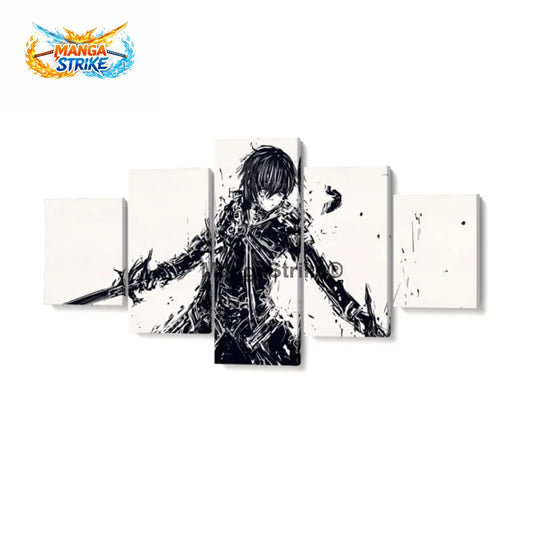 Tableau Sword Art Online - Kirito - Moyenne taille: 20x35 20x45 20x55cm / Sans cadre - 1704