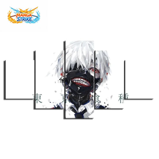 Tableau Tokyo Ghoul - Ken Kaneki ’Cache-Œil’ - Moyenne taille: 20x35 20x45 20x55cm / Sans cadre - 1704