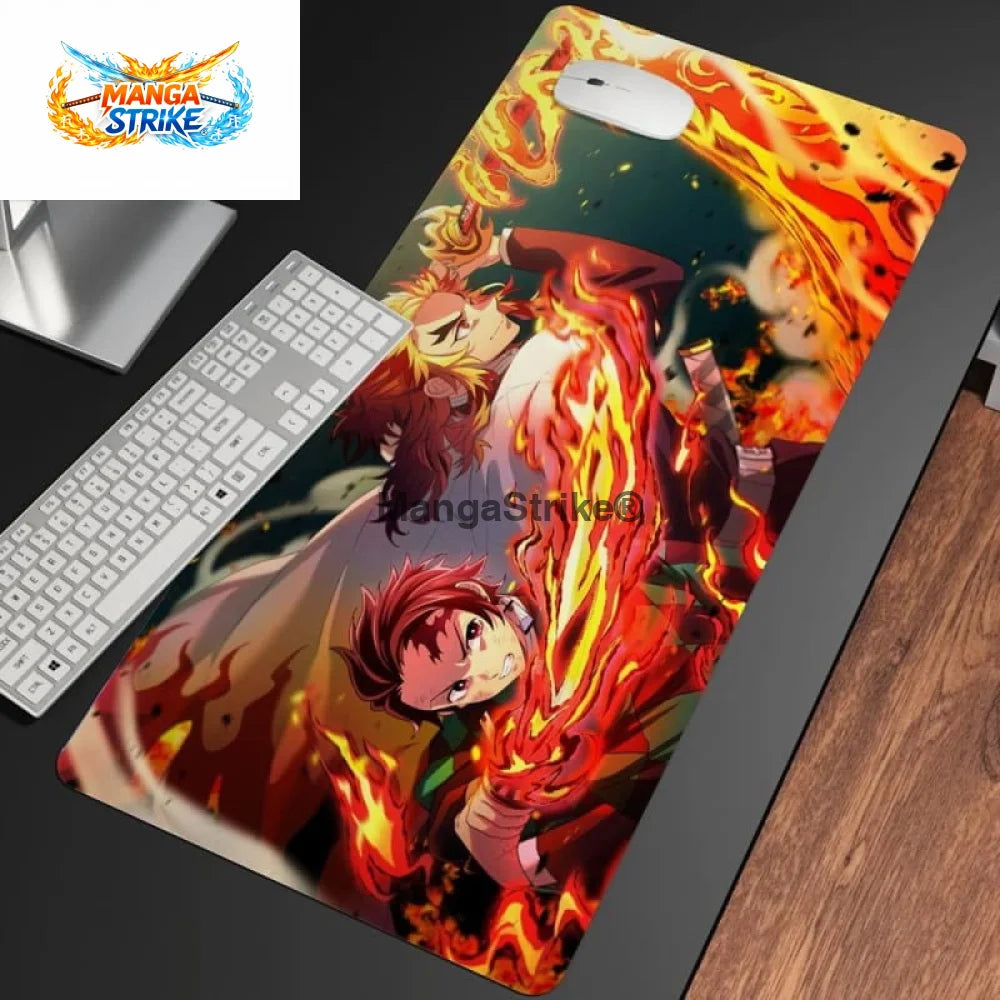 Tapis Demon Slayer - de souris Tanjiro & Kyujoro - Tanjiro & Kyojuro
