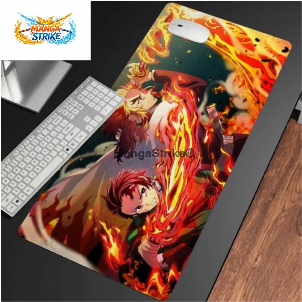 Tapis Demon Slayer - de souris Tanjiro & Kyujoro - Tanjiro & Kyojuro