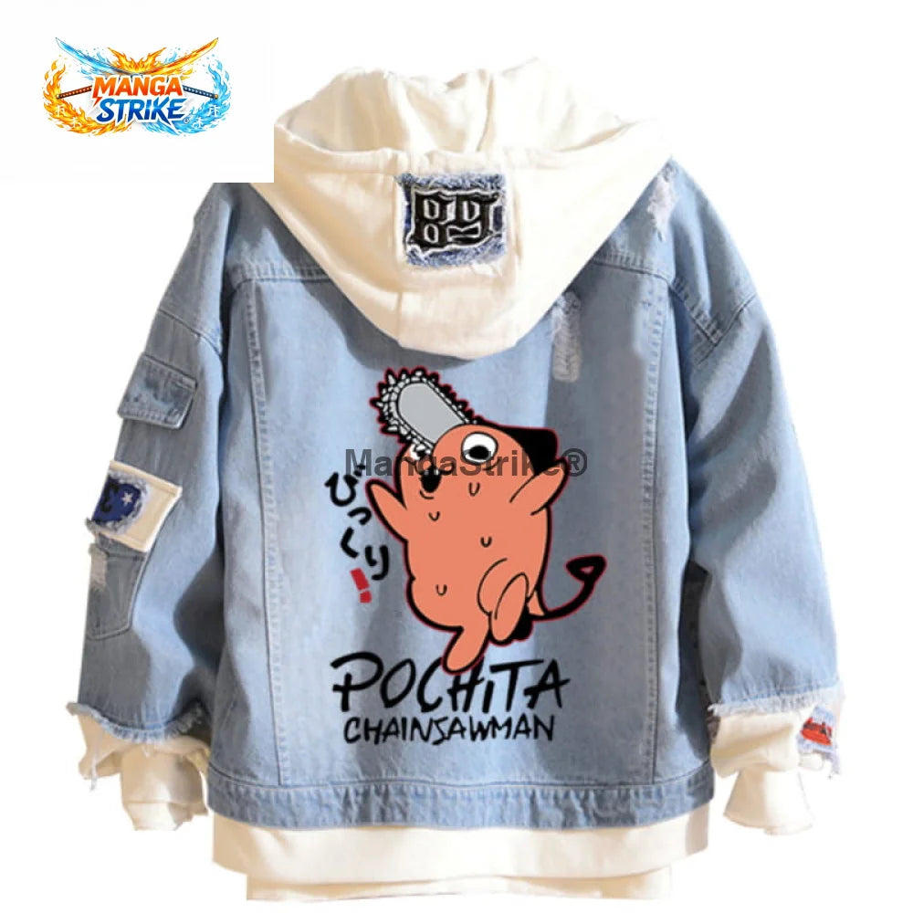 Veste Chainsaw Man - Denim Pochita - XS