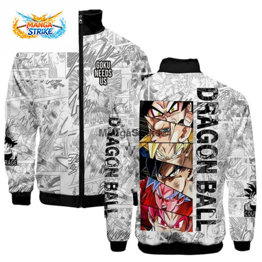 Veste Dragon Ball Z - Goku ’Transformations’ - XS