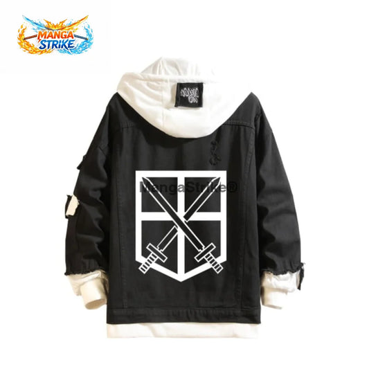 Veste L’Attaque des Titans - en Jean Brigade d’Entrainement - XS