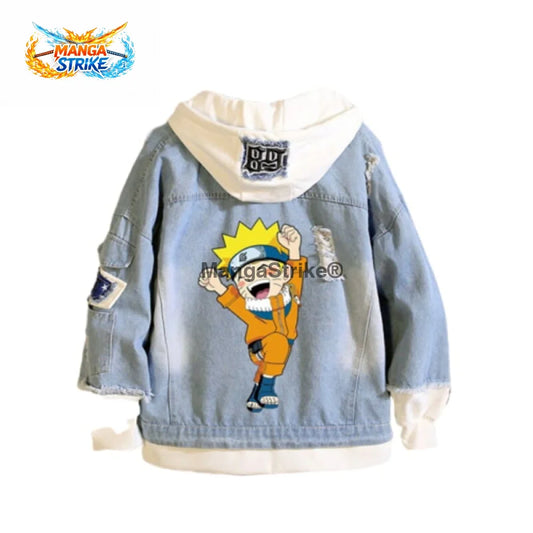 Veste Naruto - en jean Naruto Chibi - S