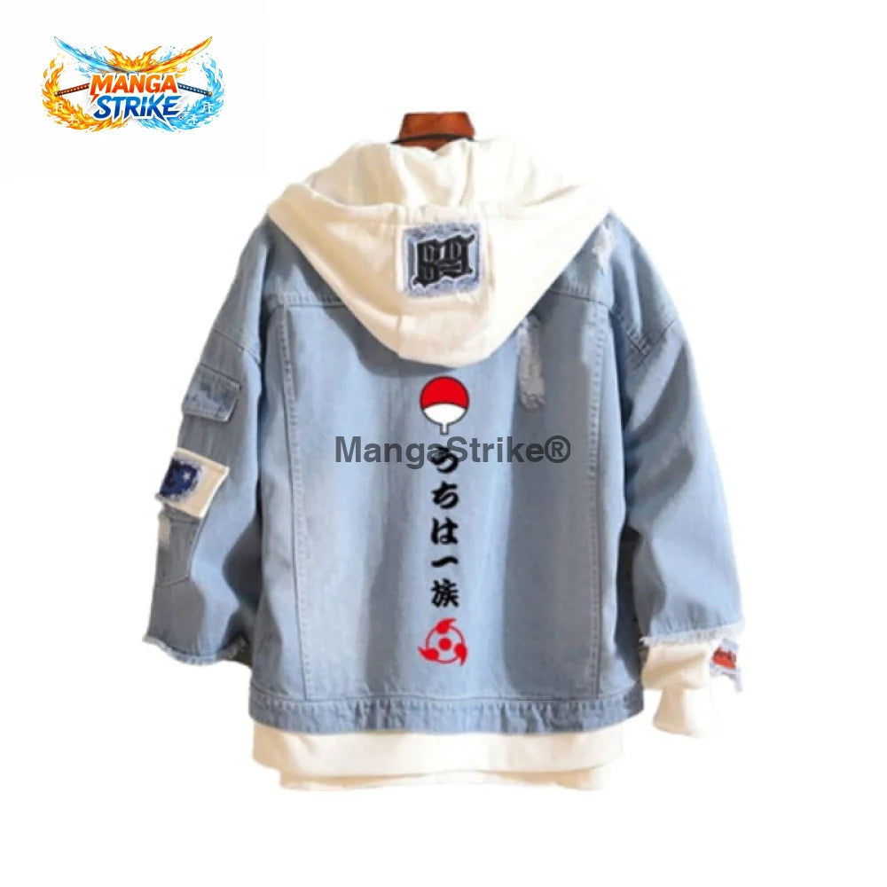 Veste Naruto - en jean Clan Uchiwa - S