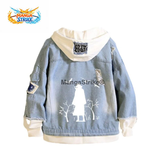 Veste Naruto - en jean Itachi Uchiwa - S
