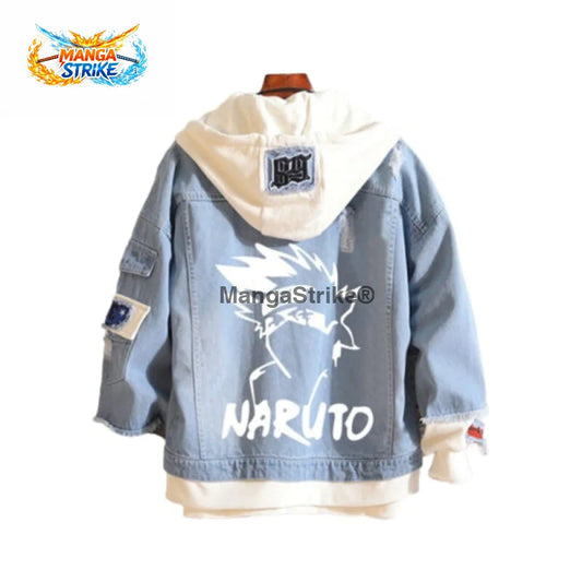 Veste Naruto - en jean Kakashi Hatake - S