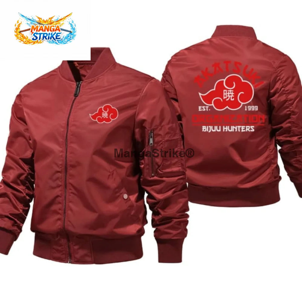 Veste Naruto - épaisse Akatsuki - Rouge / S